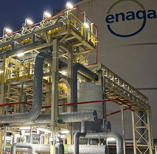 Enagás plant in the Port of Barcelona