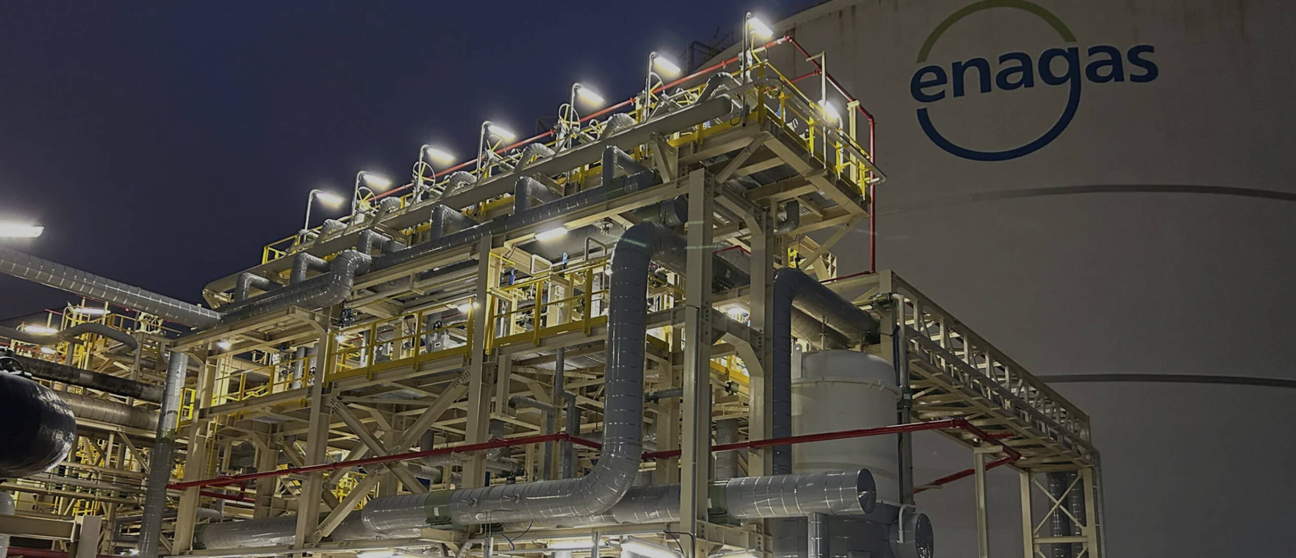 Enagás plant in the Port of Barcelona